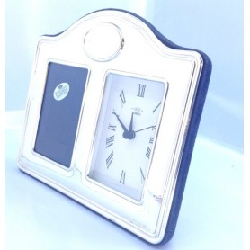 Reloj Despertador y Marco Plata