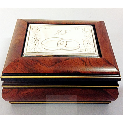 Caja Madera Plata 25 Aniversario