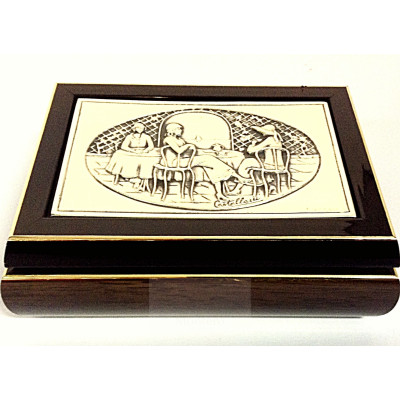 Caja Madera y Plata