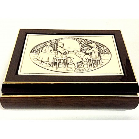 Silver and Wood Box