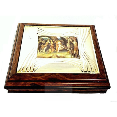 Caja Madera y Plata