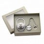 Set Caja Portachupete + Pinza de Chupete Osito con Estrellas