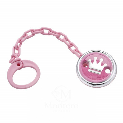 Pinza de Chupete Princesa Rosa