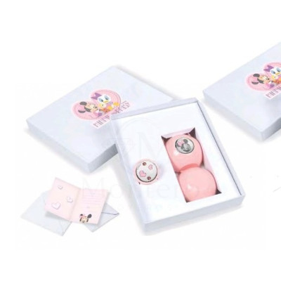 Mickey and Minnie Pacifier Set