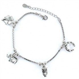 Pulsera Plata SUERTE