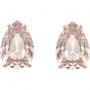 Pendientes Mix, rosa, baño de oro rosa Swarovski
