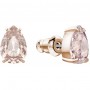Pendientes Mix, rosa, baño de oro rosa Swarovski