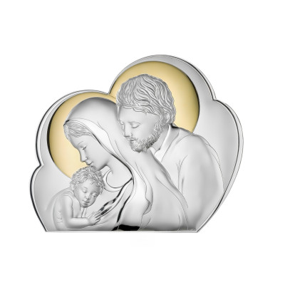 Holy Family Silver Icon