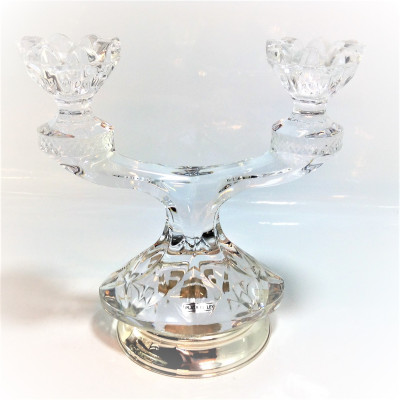 Candelabro Cristal Doble
