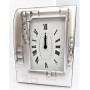 Reloj Despertador Bilaminado Plata Mate