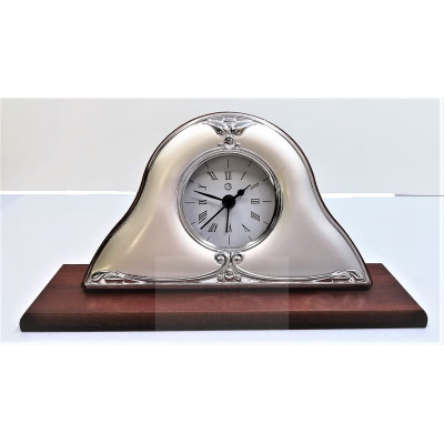 Reloj Despertador Bilaminado Plata
