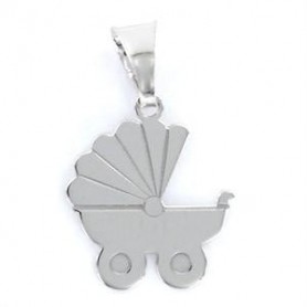 Colgante Plata Cochecito Bebé