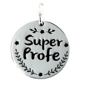 Colgante Plata Super Profe