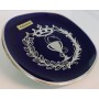Porcelana Decorada Plata Ley Profesión FARMACIA