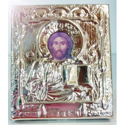 Icono Plata Cristo Pantocrator