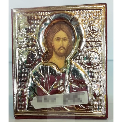 Icono Plata Cristo Pantocrator