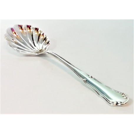 Cucharilla Plata Concha Pala Azucar Barroco