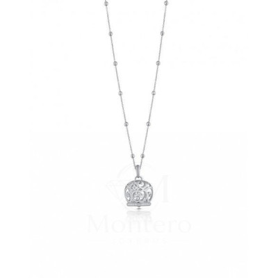 Collar Plata Campana Mediterraneo