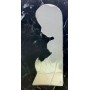 Marmol con Imagen Virgen Plata