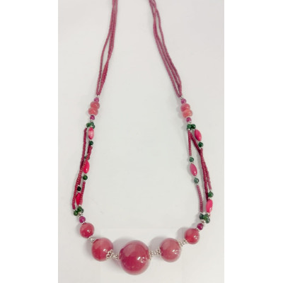 Collar Plata Piedra Natural