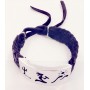 Pulsera Plata y Cuero Negro Trenzado