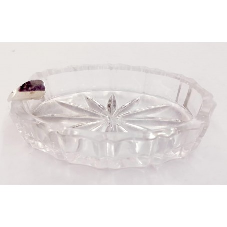 Cenicero Cristal y Plata