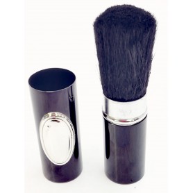 Brocha Maquillaje Ovalo Plata