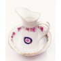 Jarra con Jofaina Porcelana Limoges Decorado Flores