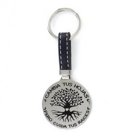 Llavero Acero Arbol de la Vida