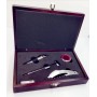 Estuche Accesorios Vino Con Plata
