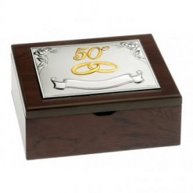 Caja Joyero Alianzas o 25º - 50º Aniversario