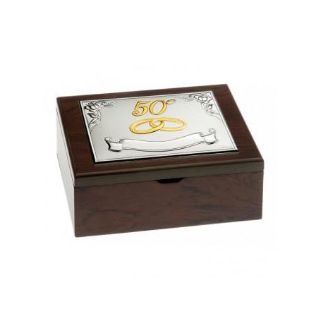 Caja Joyero Alianzas o 25º - 50º Aniversario