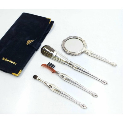 JUEGO MAQUILLAJE PLATA IMPERIAL CON FUNDA