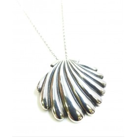 Colgante Plata Concha Peregrino Camino Santiago