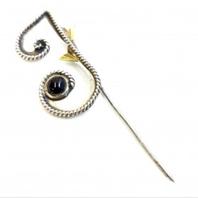 Pincho Solapa Plata, Azabache y Oro