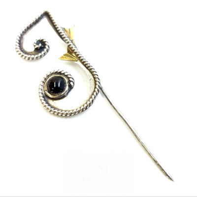 Pincho Solapa Plata, Azabache y Oro