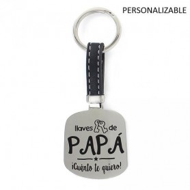 Llavero Acero Llaves de Papá