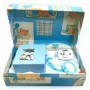 Set Infantil Caja Madera Lacada + Pinza Chupete Osito