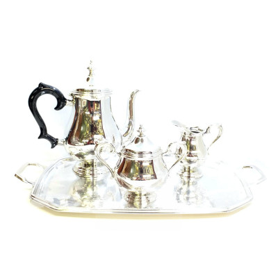 Juego de Cafe Alpaca Colombia 8 Tazas con Bandeja