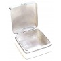 Pastillero Plata Cuadrado con Grabado