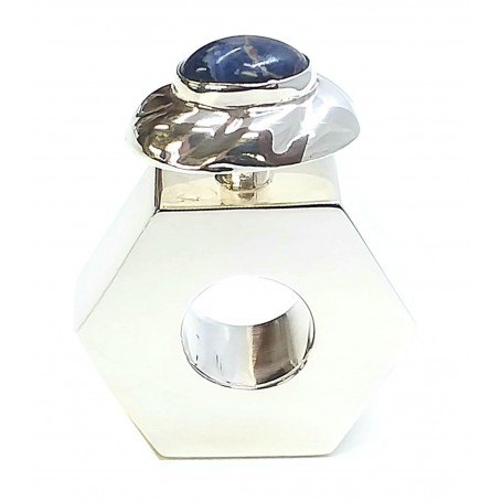 Perfumero Plata Lapislazuli