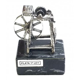 Rueda De Afilador Plata Base Marmol