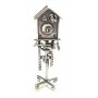 Miniatura Plata Reloj de Cuco