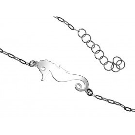Pulsera Plata Caballito de Mar