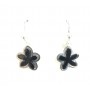 Azabache Jet Silver Earrings