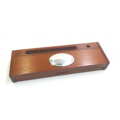 Caja Madera para Lapiz-Boligrafo con Plata