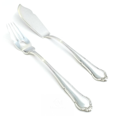 Juego Cubiertos Mesa Plata - Tenedor y Pala Pescado