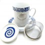 Taza Infusion Porcelana Decorado Celta