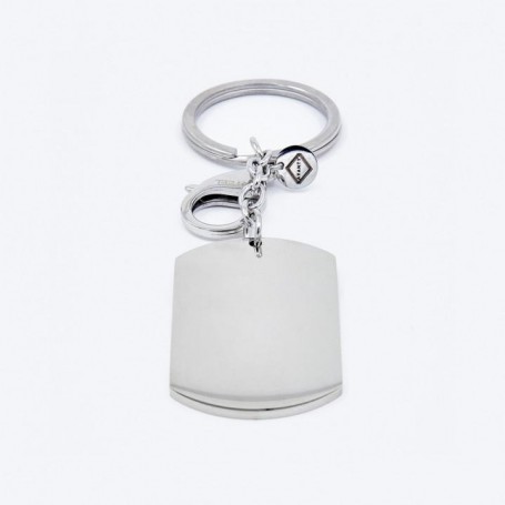 Llavero Acero Rectangular