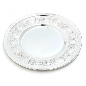 Posavasos Plata Cincelado Uva